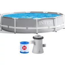 Intex Prism Frame fémvázas medence vízforgatóval 305 x 76 cm