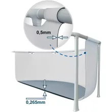 Intex Prism Frame fémvázas medence vízforgatóval 305 x 76 cm