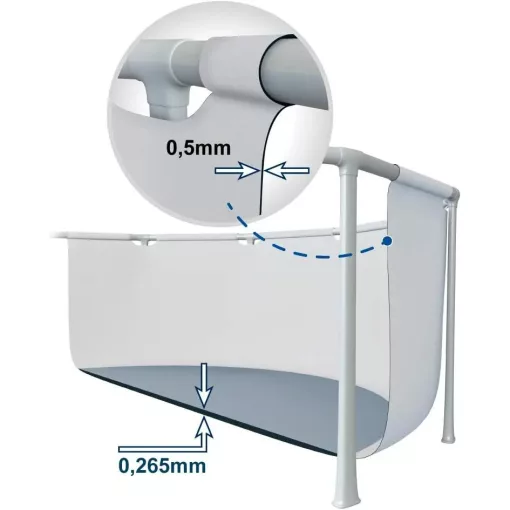 Intex Prism Frame fémvázas medence vízforgatóval 305 x 76 cm