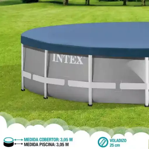 Intex medence takaró fémvázas vagy puhafalú medencére 305 cm