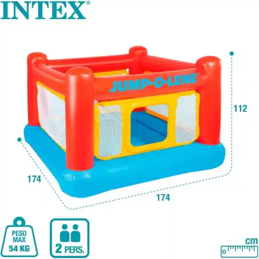Intex felfújható ugrálóvár 174 x 174 x 112 cm
