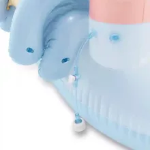 Intex felfújható unikornis kastély medence játszótér 196 x 178 x 127 cm