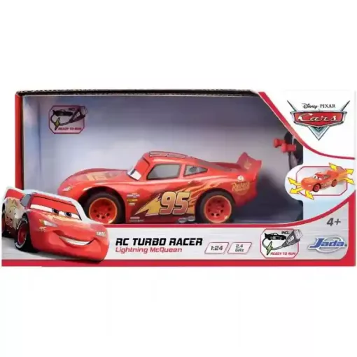 Jada Toys - Verdák: Villám McQueen távirányítós RC játékautó 17cm