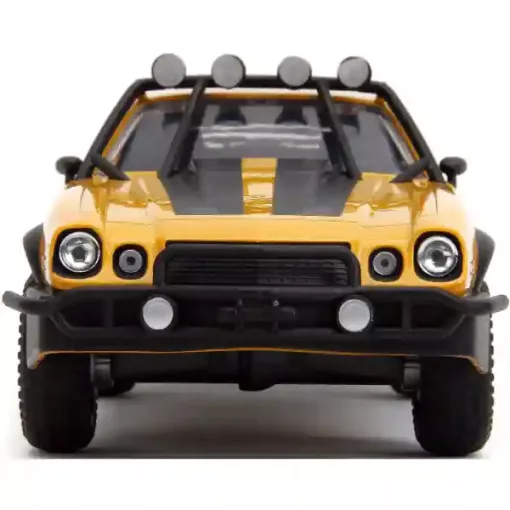 Jada Toys - Transformers: 1977 Chevrolet Camaro Bumblebee fém játékautó 22cm emblémával