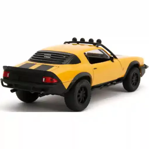 Jada Toys - Transformers: 1977 Chevrolet Camaro Bumblebee fém játékautó 22cm emblémával