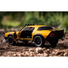 Jada Toys - Transformers: 1977 Chevrolet Camaro Bumblebee fém játékautó 22cm emblémával
