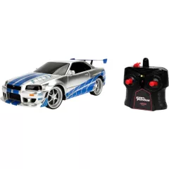   Jada Toys - Halálos iramban: Brian's Nissan Skyline GT-R távirányítós RC játékautó 19cm (253203018)