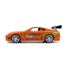 Jada Toys - Halálos iramban: Brian's 1995 Toyota Supra fém játékautó 22cm Brian figurával (253205001)