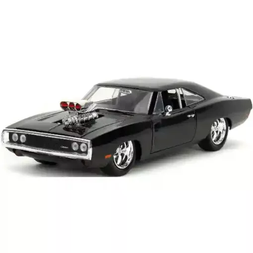 Jada Toys - Halálos iramban: Dom & Dodge Charger R/T fém játékautó 22cm figurával