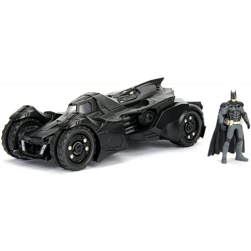 Jada Toys - Arkham lovagja Batmobile fém játékautó 21cm Batman figurával (253215004)