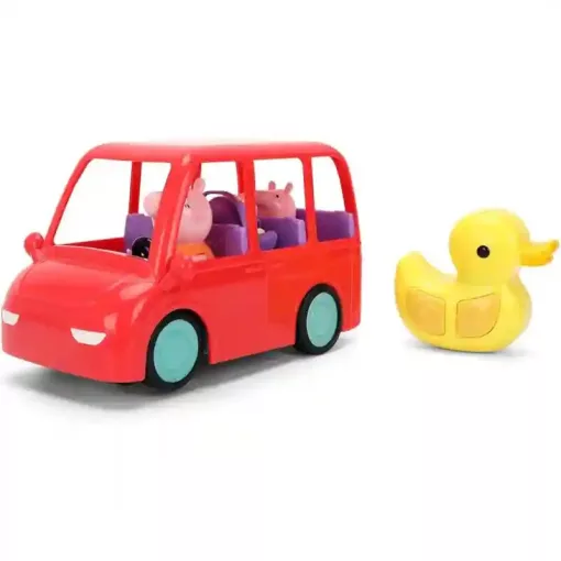 Jada Toys - Peppa Pig: Peppa malac távirányítós RC családi játékautó 18cm