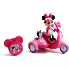   Jada Toys - Disney: Minnie egeres távirányítós IRC robogó 16cm cicával
