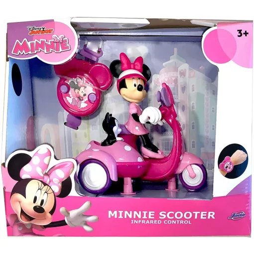 Jada Toys - Disney: Minnie egeres távirányítós IRC robogó 16cm cicával