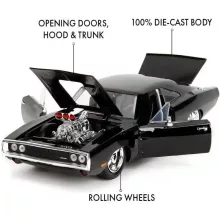 Jada Toys - Halálos iramban: 1970 Dodge Charger fém játékautó 22cm