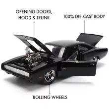 Jada Toys - Halálos iramban: 1970 Dodge Charger fém játékautó 20cm