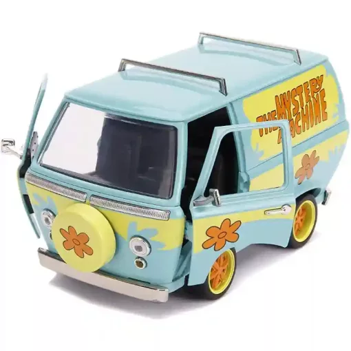 Jada Toys - Scooby Doo csodajárgány fém játékautó Scooby és Bozont figurákkal 15cm