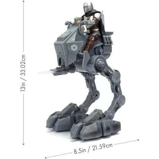 Jada Toys - Staw Wars A Mandalóri és Grogu Interaktív RC távirányítós AT-RT lépegető