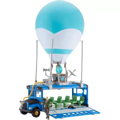 Jazwares Fortnite interaktív Battle Bus Jonesy figurával (csomagolássérült)