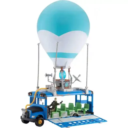 Jazwares Fortnite interaktív Battle Bus Jonesy figurával (csomagolássérült)