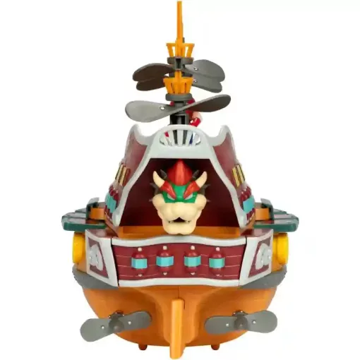 Super Mario - Bowser interaktív léghajója játékszett Mario figurával
