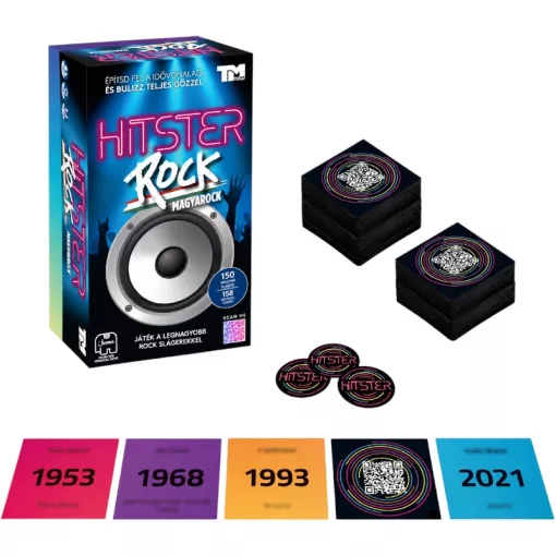 Hitster zenés party társasjáték - Magyarock