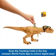 Mattel Jurassic World Tyrannosaurus Rex dino figura hanggal 52cm