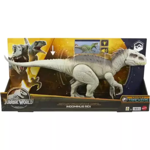 Mattel Jurassic World Indominus Rex dino figura fénnyel és hanggal 55cm