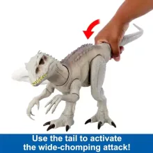 Mattel Jurassic World Indominus Rex dino figura fénnyel és hanggal 55cm