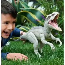 Mattel Jurassic World Indominus Rex dino figura fénnyel és hanggal 55cm