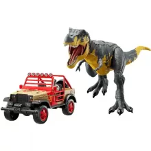 Mattel Jurassic Park Tyrannosaurus Rex terepjárós elfogása