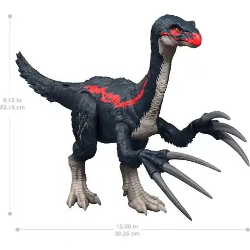 Mattel Jurassic World Therizinosaurus dino figura hanggal 38cm, Chaos Theory