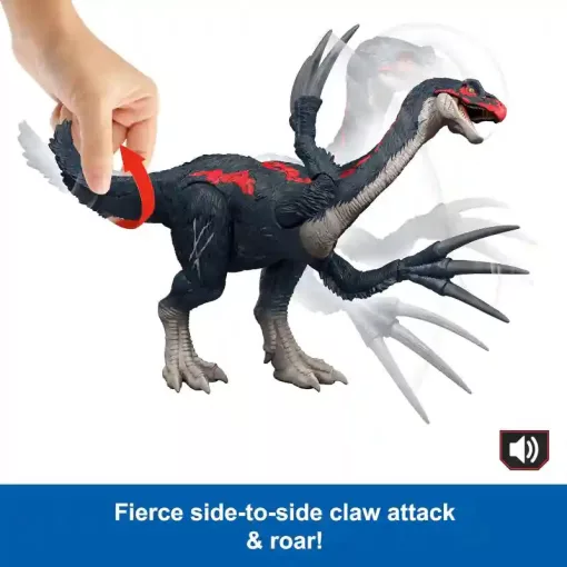 Mattel Jurassic World Therizinosaurus dino figura hanggal 38cm, Chaos Theory