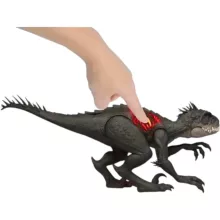 Mattel Jurassic World Scorpios Rex dino figura fénnyel és hanggal 37cm