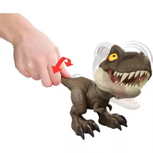 Mattel Jurassic World "beszélő" Tyrannosaurus Rex dino figura hanggal 20cm