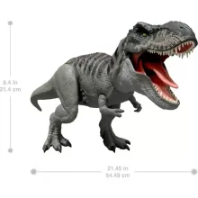 Mattel Jurassic World: Újjászületés Tyrannosaurus Rex dino figura fénnyel és hanggal 55cm, Rebirth