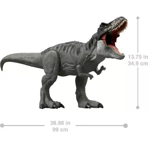 Mattel Jurassic World: Újjászületés Tyrannosaurus Rex óriás dino figura 99cm, Rebirth