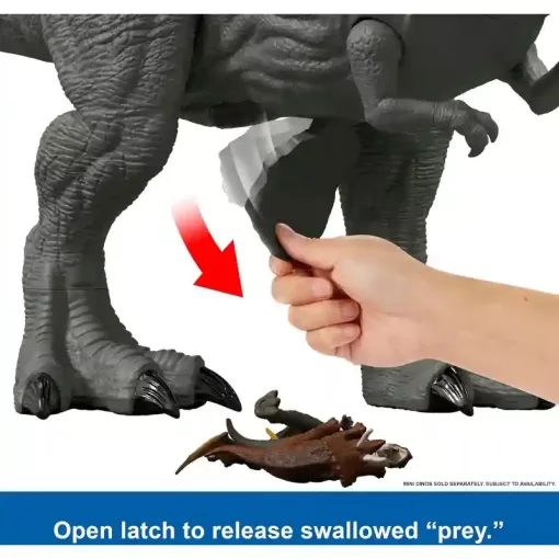 Mattel Jurassic World: Újjászületés Tyrannosaurus Rex óriás dino figura 99cm, Rebirth