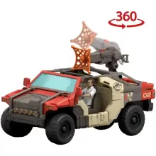 Mattel Jurassic World: Újjászületés Velociraptor dino elfogása terepjáróval, Rebirth