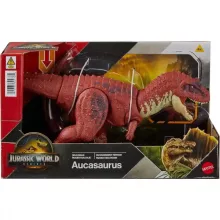 Mattel Jurassic World: Újjászületés Aucasaurus dino figura hanggal 32cm, Rebirth