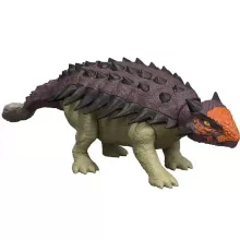 Mattel Jurassic World: Újjászületés Ankylosaurus dino figura hanggal 25cm, Rebirth