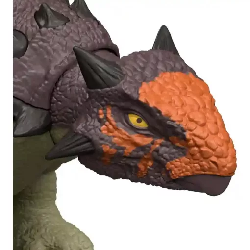 Mattel Jurassic World: Újjászületés Ankylosaurus dino figura hanggal 25cm, Rebirth