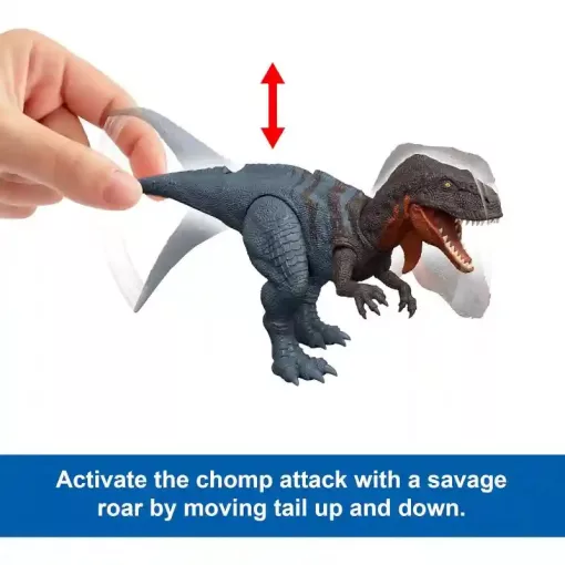 Mattel Jurassic World: Újjászületés Abelisaurus dino figura hanggal 30cm, Rebirth