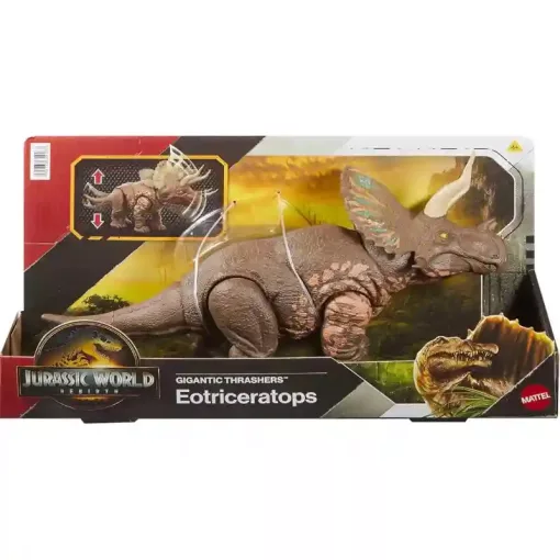 Mattel Jurassic World: Újjászületés Eotriceratops dino figura 32cm, Rebirth