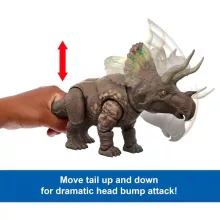 Mattel Jurassic World: Újjászületés Eotriceratops dino figura 32cm, Rebirth
