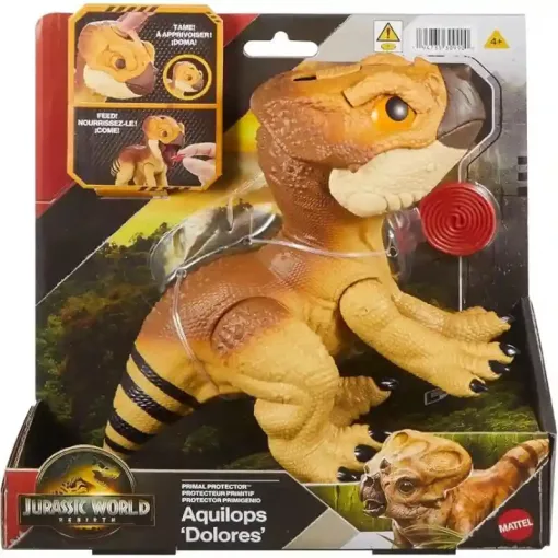 Mattel Jurassic World: Újjászületés Aquilops 'Dolores' interaktív dino figura, Rebirth
