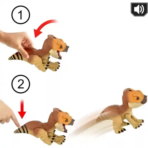 Mattel Jurassic World: Újjászületés Aquilops 'Dolores' interaktív dino figura, Rebirth
