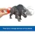  Mattel Jurassic World: Újjászületés Nasutoceratops dino figura hanggal 30cm, Rebirth