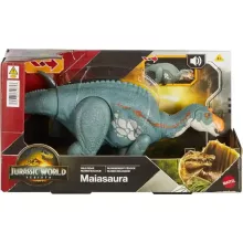 Mattel Jurassic World: Újjászületés Maiasaura dino figura hanggal 31cm, Rebirth