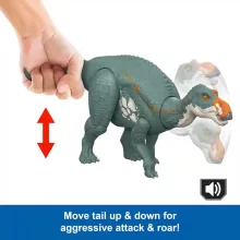 Mattel Jurassic World: Újjászületés Maiasaura dino figura hanggal 31cm, Rebirth
