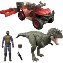 Mattel Jurassic World Dinoszaurusz-befogó quad játékszett, Survival